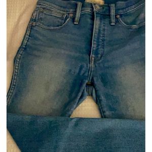Madewell High Rise Skinny Crop Jeans